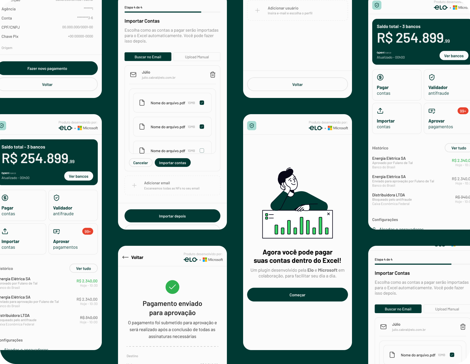 Invoice batch selection screen